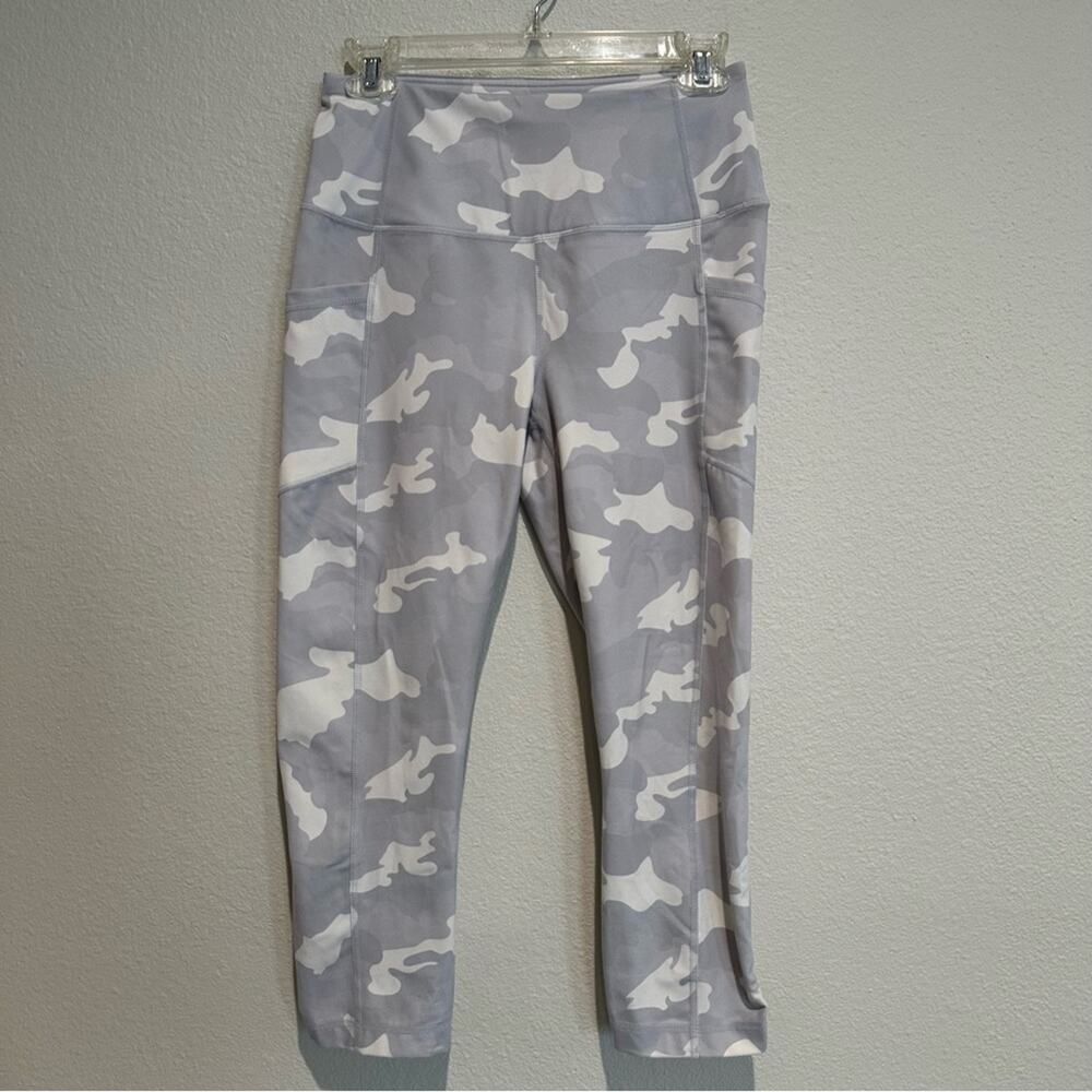 Yogalicious Camo White Combo Leggings SZ M - Picture 7 of 7